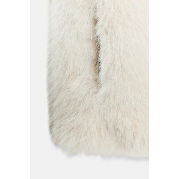 ZARA FAUX FUR VEST - Picture 8 of 8